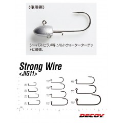 Decoy Strong Wire  Hobust Compatible # Silver JIG11S