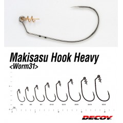 デコイ　マキサスフックハイパー　ワーム31　DECOY　Makisasu Hook 