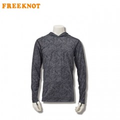 Free knot Hyoon Hooded Undershirt EX Y1651 # Black Camo