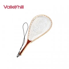 バレーヒル　ウッドラバーネット　S　Valleyhill　Wood rubber net　