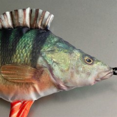 Dalton fish cushion perch 45cm