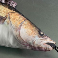 Dalton fish cushion Zander (pike perch) 75 cm