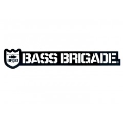 バスブリゲード　シールド&ワードマークステッカー　10inch　【DCSSW10】　Bass Brigade SHIELDWORDMARK STICKER