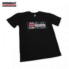 スイムベイトアンダーグラウンド　ジャパンツアーTシャツ　SWIMBAIT UNDER GROUND　ステッカー付き