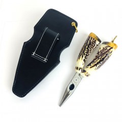EMUSURIZU Kobo Knipex Custom Pliers　Deer horn