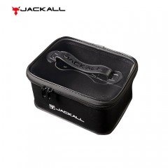 [5-piece set] Jackal tackle container R M size + tackle pouch M size without rod holder