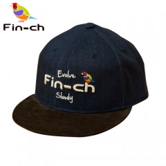 Finch Pinta Flat Cap Corduroy Kurogaki color