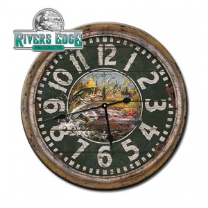 【在庫限りの特別価格】リバースエッジ　26inchクロック　時計　No.1030　RIVERSEDGE