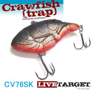 LIVE TARGET/ライブターゲット　クロウフィッシュ/Trap　CV76SK