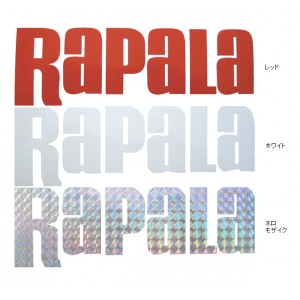 ラパラ　ロゴデカール　カッティングステッカー　Lサイズ　Rapala