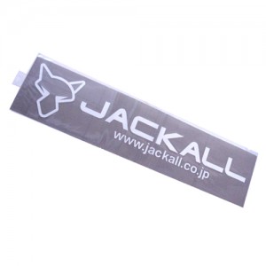 ジャッカル　カッティングステッカー　タイプ3　Mサイズ　ホワイト　JACKALL