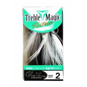 Evergreen Treble Magic Feather # 2 White