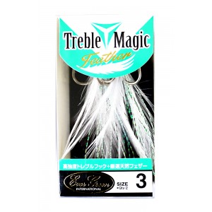 Evergreen Treble Magic Feather # 3 White