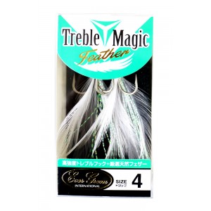 Evergreen Treble Magic Feather # 4 White