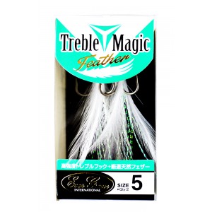 Evergreen Treble Magic Feather # 5 White