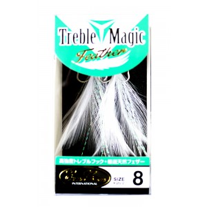 Evergreen Treble Magic Feather # 8 White