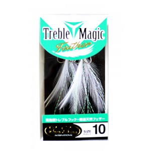 Evergreen Treble Magic Feather # 10 White