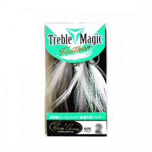 Evergreen Treble Magic Feather #1 White