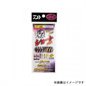 DAIWA Comfort Craftsman Sabiki Short MIX 2 sets of 3 6-1.5 SA pink & mackerel skin K