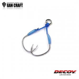 GANCRAFT Assist Hook Kosogake Decoy Pike Hook Hook Size # 1/0 (Assist Hook Koso Hook)