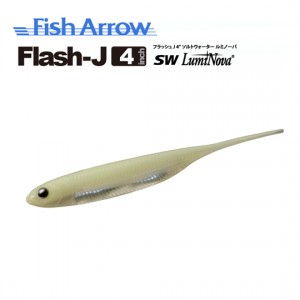 フィッシュアロー フラッシュJ ルミノーバ 4インチ ソルト Fish Arrow Flash-J SHAD 4inch SW