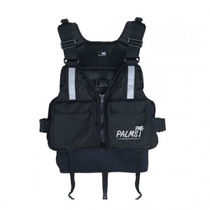 パームス　ロックショアゲームベスト　＃ブラック　【PA-RSGV/BK】　PALMS　Palms Rockshore Game Vest　