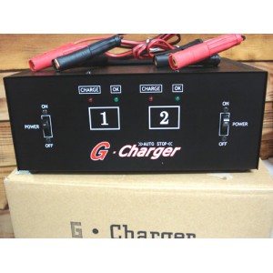 ガイア　デュアルチャージャー　バッテリーチャージャー　2台充電　 【G12V-W10A】