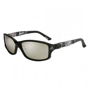 ZEQUE STELTH Polarized Sunglasses F-1937 #True View Sports/Silver Mirror