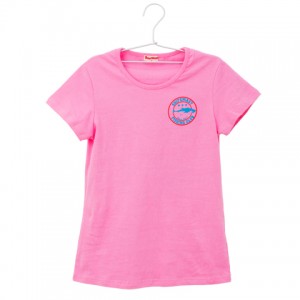 プラスエム WANTED Tシャツ ピンク XL