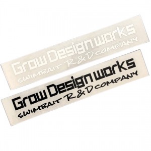 グローデザインワークス　カッティングステッカー　Mサイズ　Grow Design works　