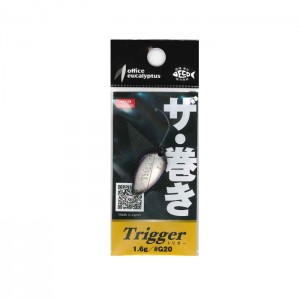 Office Eucalyptus Trigger 1.6g #20 G Shibu Silver Black