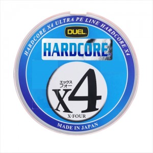 デュエル HARDCORE (ハードコア) X4 200m 0.8号 1m5mマーキング&10mカラーチェンジ