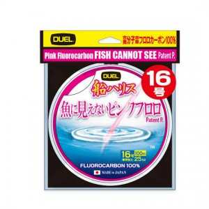 DUEL Pink Fluorocarbon FISH CANNOT SEE 100m NO.2
