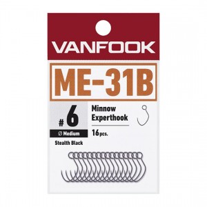 VanFook minnow expert hook ME-31B medium wire 16 pieces