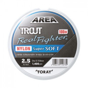 Toray Trout Real Fighter Nylon Super Soft 100m [Nylon Line]