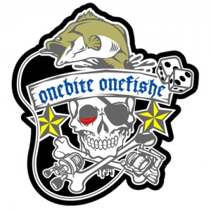 ONEBITE ONEFISHE/ワンバイトワンフィッシュ　スカル＆バスステッカー