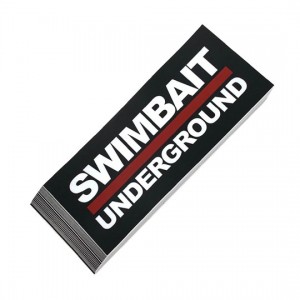 スイムベイトアンダーグラウンド　ロゴステッカー　18cm　SWIMBAIT UNDER GROUND　Logo Sticker　