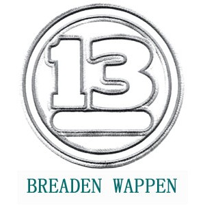 BREADEN/ブリーデン　ワッペン/B-CIRCLE　122mm　【B】