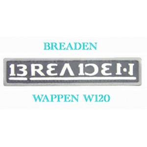 BREADEN/ブリーデン　ワッペン　W122　【C】