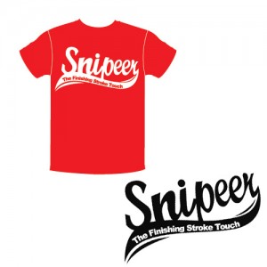 SNIPEER/スナイパー　「Hint」　The Finishing Stroke Touch　Tシャツ