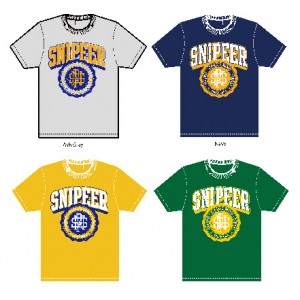 SNIPEER/スナイパー　College Tee/カレッジTシャツ　【SNP-T037】