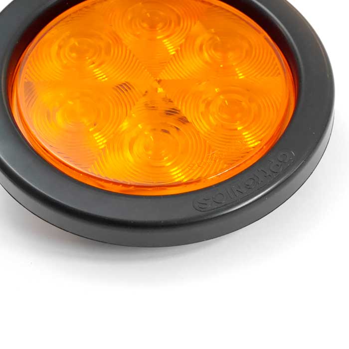 人気の贈り物が大集合 OPTRONICS オプトロニクス 4インチ ラウンド型LED オレンジ