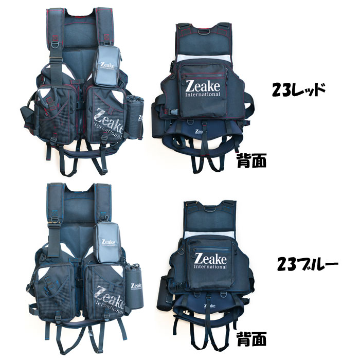 ZEAKE floating game vest - 【Bass Trout Salt lure fishing web order  shop】BackLash｜Japanese fishing tackle｜