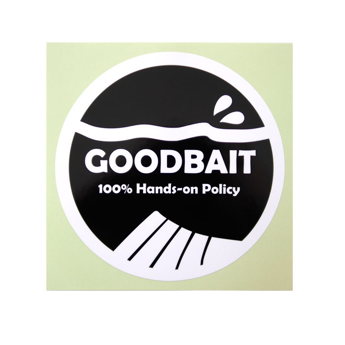 GOODBAIT Circular 120mm logo sticker - 【Bass Trout Salt lure ...
