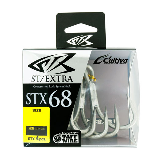 Cultiva Stinger triple extra STX-68 #7/0 - 【Bass Trout Salt lure