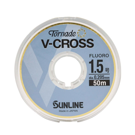 Sunline Tornado V Cross Fluoro 50m - 【Bass Trout Salt lure fishing web  order shop】BackLash｜Japanese fishing tackle｜
