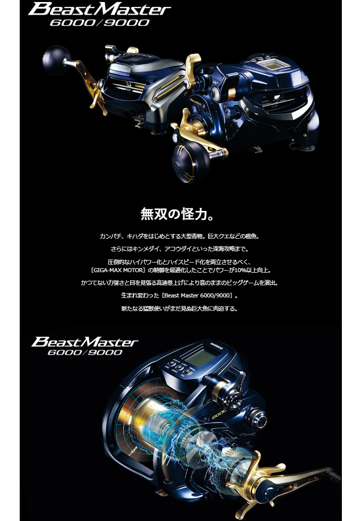 シマノ 19 ビーストマスター 6000 SHIMANO Beast Master 6000 - 【バス 