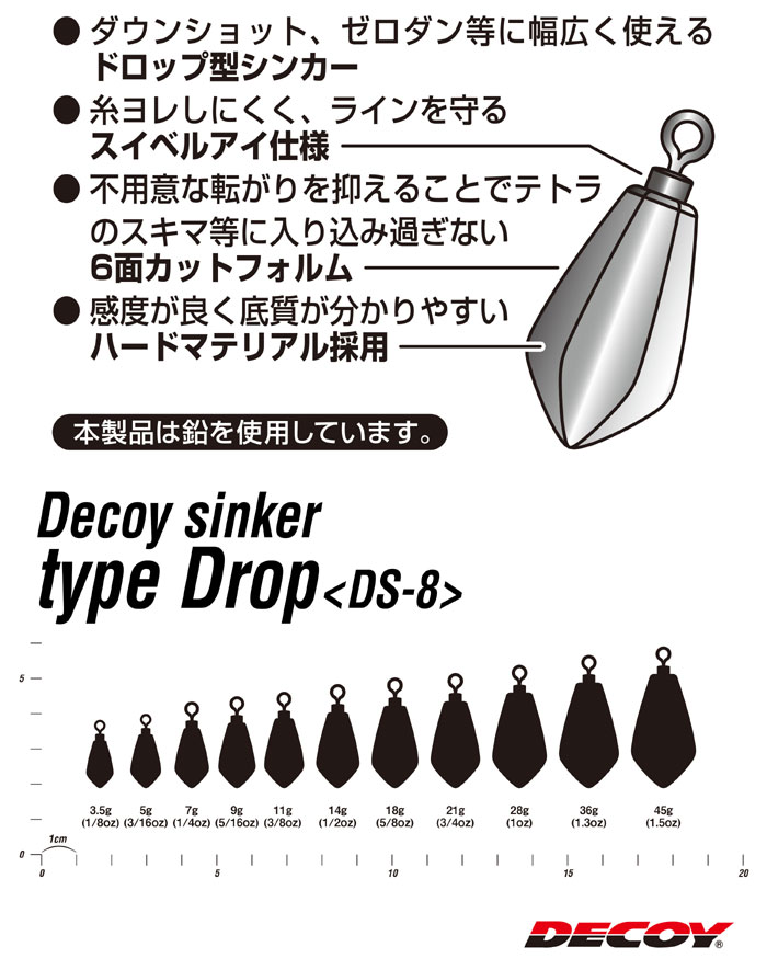 ●デコイ　デコイシンカー バレットタイプ DS-5  
