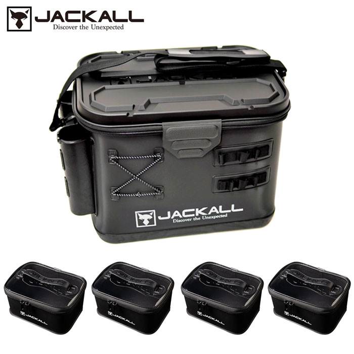 5-piece set] Jackal tackle container R S size + tackle pouch S