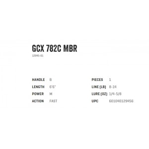 G-Loomis　GCX　782C　MBR